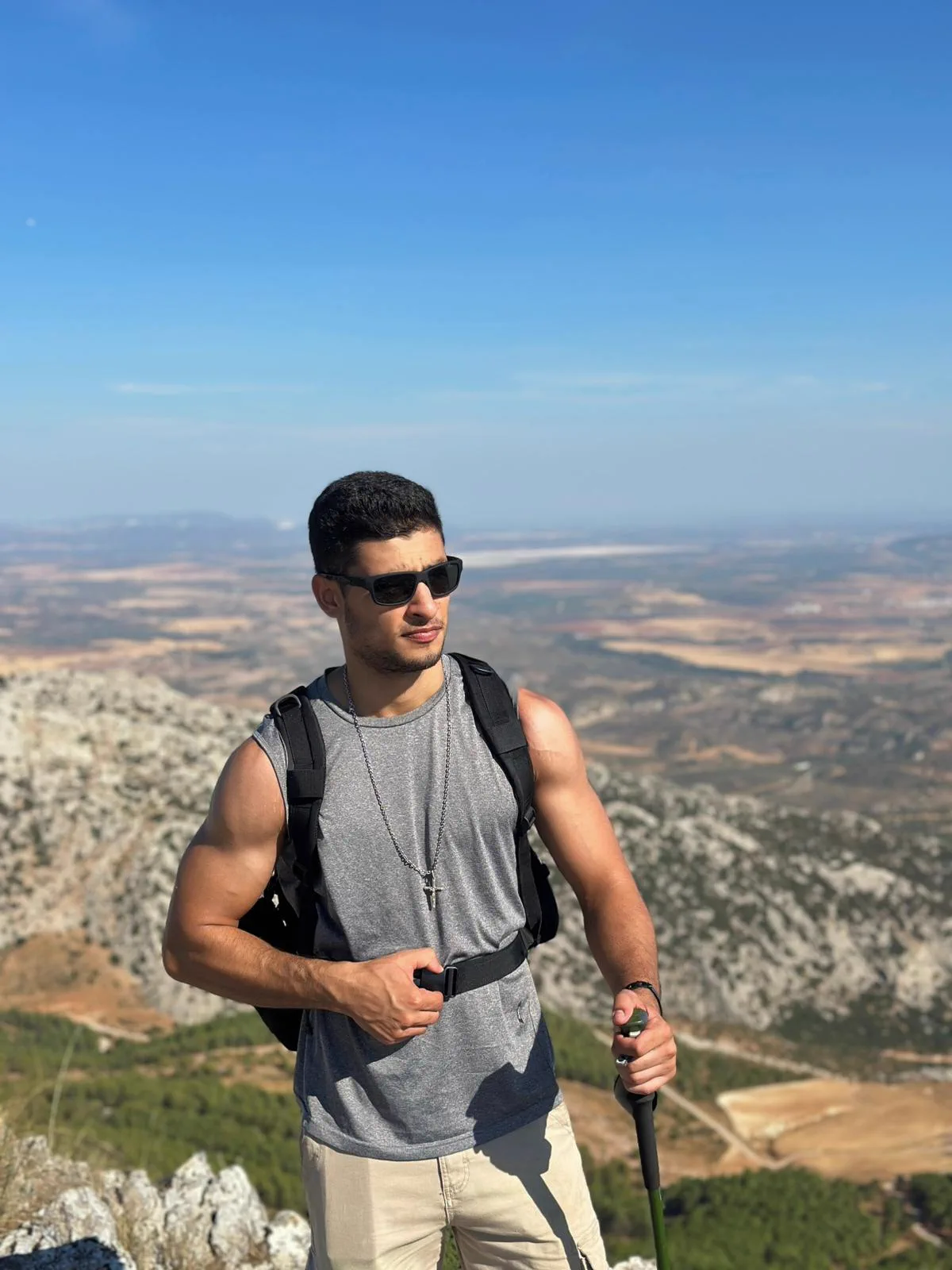 Portrait of Bauti high on Pico Huma